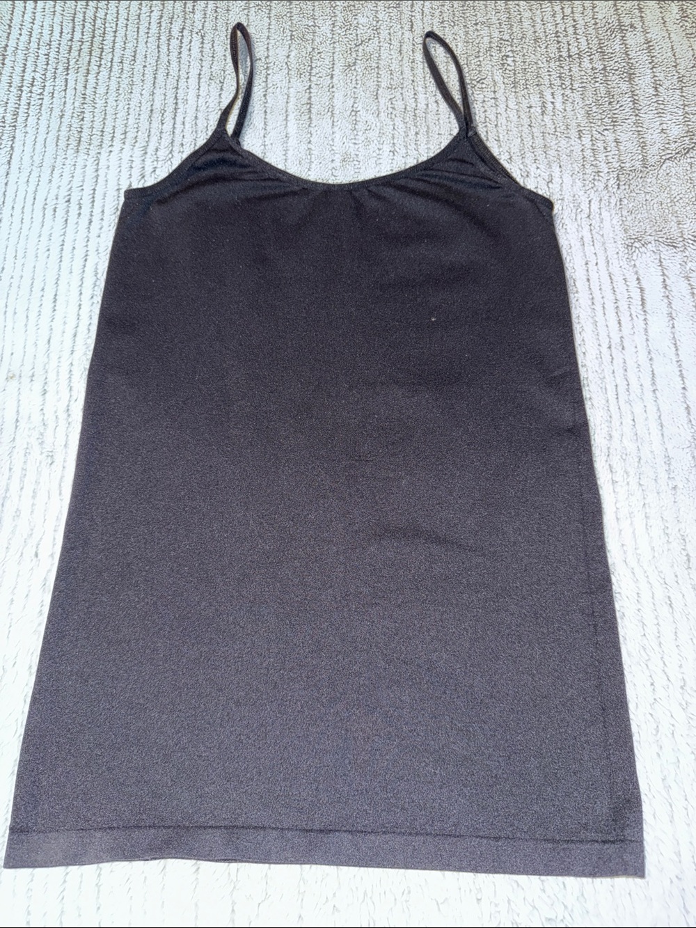 Maternity Black Spaghetti-Strap Camisole